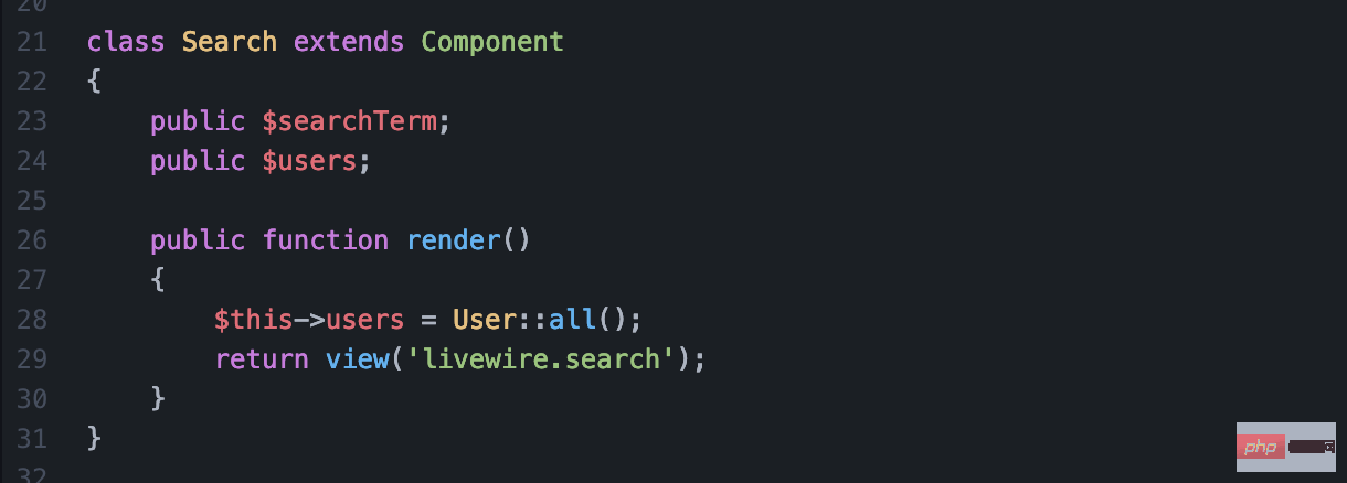 无需JS, 用 Laravel Livewire构建实时搜索功能