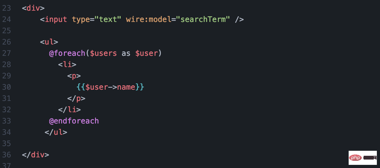 无需JS, 用 Laravel Livewire构建实时搜索功能