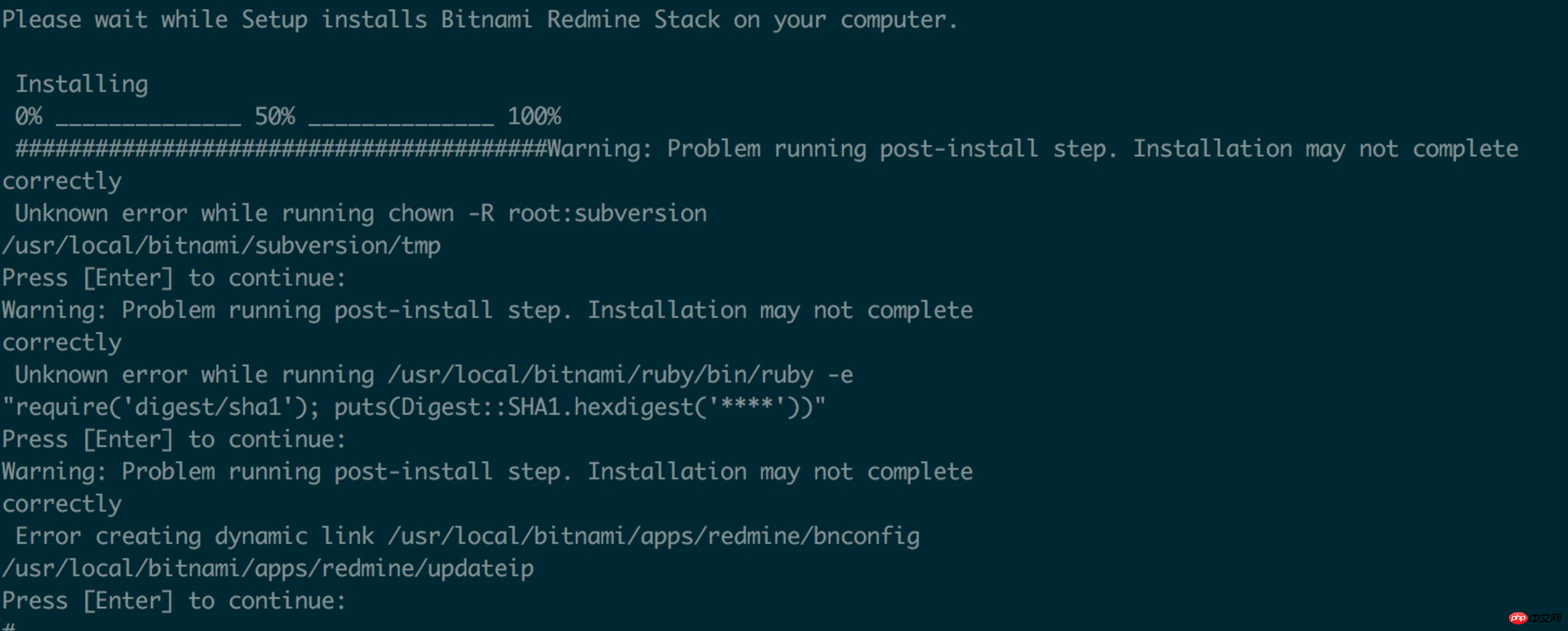 Linux使用bitnami安装redmine的方法