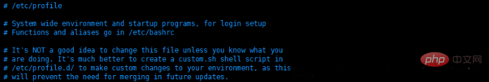 linux中环境变量在哪个文件