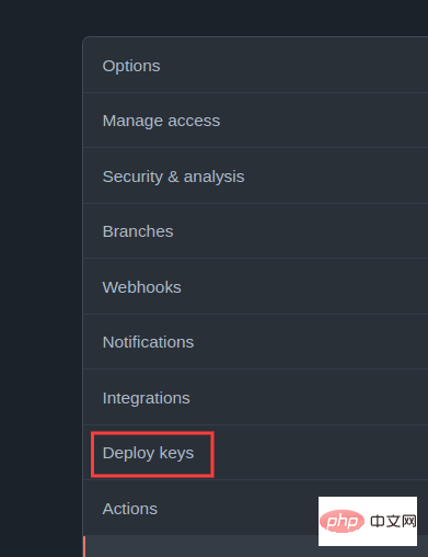 deploy keys