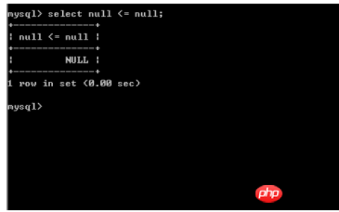 如何利用MySQL数据库判断NULL结果为1？
