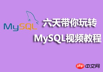六天带你玩转MySQL视频教程资源推荐
