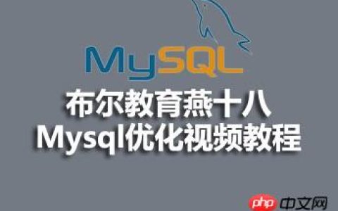 布尔教育燕十八mysql优化视频资料分享