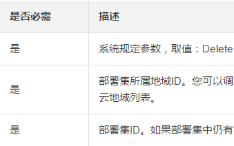 如何在指定的区域内删除一个部署集