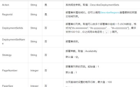 怎么简单快速的查询一个或多个部署集的属性列表