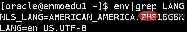 linux环境下oracle乱码问题