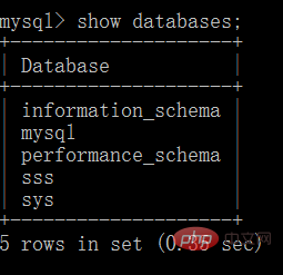 怎么查看mysql中的表