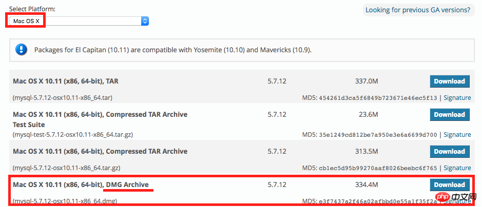 Mac OS10.11下mysql5.7.12 安装配置图文教程步骤