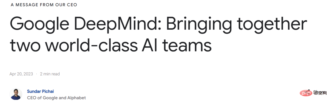 谷歌AI迎来新时代:DeepMind和Google Brain合并的影响