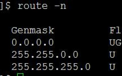 linux添加路由的命令是哪个