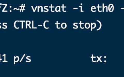 linux怎么查看进程占用网速和流量的使用情况