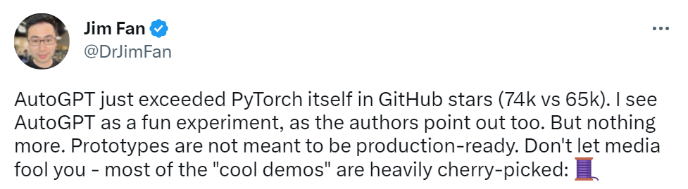 Star量近8万,大火AutoGPT星标超PyTorch,网友:看清它的局限性
