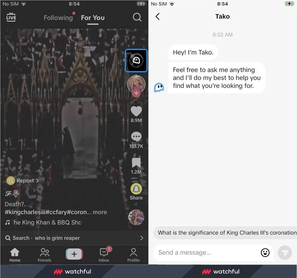 TikTok 正在测试一款名为 Tako 的应用内 AI 聊天机器人