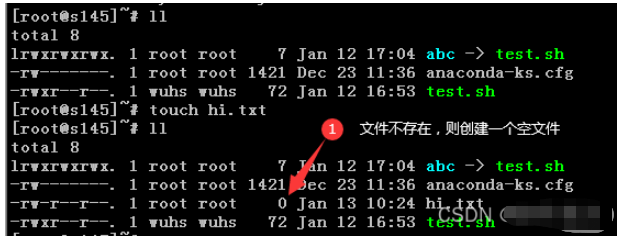 Linux touch命令如何使用