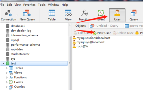 Navicat配置mysql数据库用户权限问题怎么解决