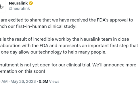 终于！FDA 批准了马斯克脑机接口的真人手术，意义非凡