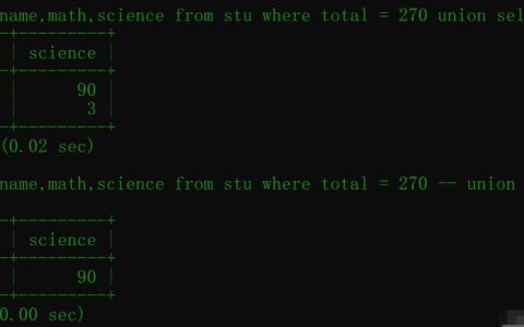 mysql comment的概念是什么