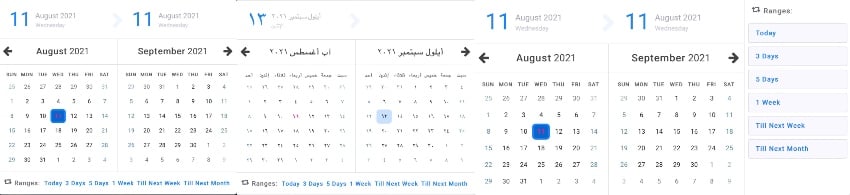 2023年最佳的15个JavaScript日历和事件日历脚本