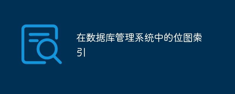 在数据库管理系统中的位图索引