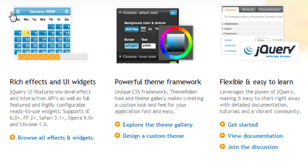 有关 jQuery UI 1.7 的基本信息