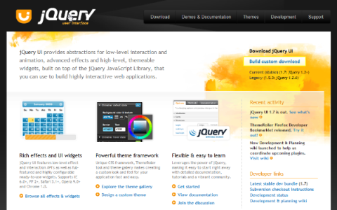 有关 jQuery UI 1.7 的基本信息