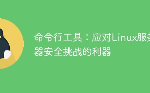 命令行工具：应对Linux服务器安全挑战的利器