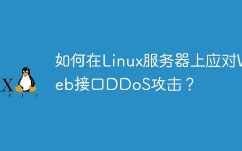 如何在Linux服务器上应对Web接口DDoS攻击？