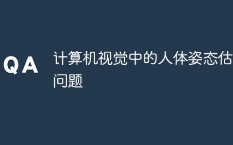 计算机视觉中的人体姿态估计问题