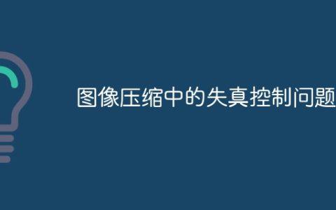 图像压缩中的失真控制问题