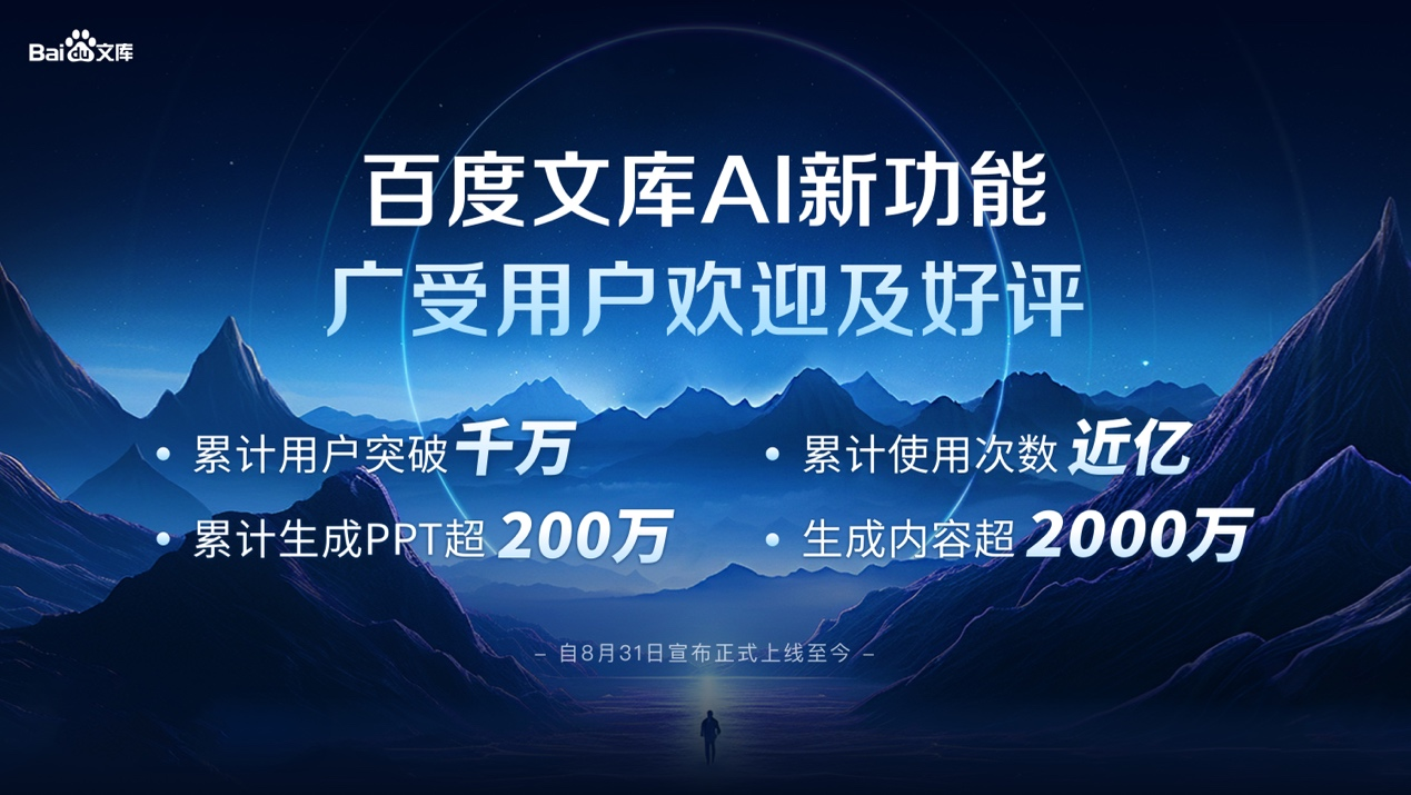 百度文库AI“黑科技”:文档生成PPT、万字长文一键总结,引领智能办公革新