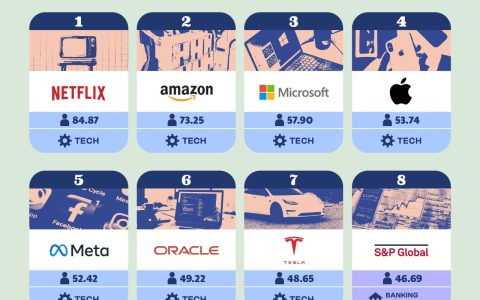 竞争激烈：Netflix 平均每个招聘岗位每天收到 84.87 封求职简历，微软苹果均超 50 封