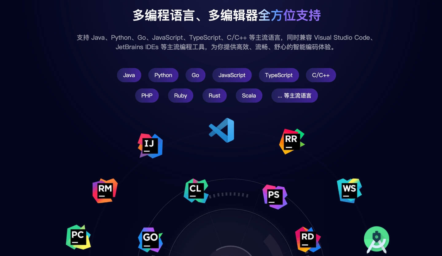 阿里云推出“通义灵码”AI 编程工具,支持 VS Code、JetBrains 等主流 IDE