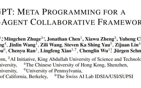 目标智能体社会，MetaGPT携手Jürgen Schmidhuber团队