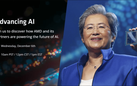 AMD 宣布于12月7日举行AI特别活动，预计会发布MI300X GPU