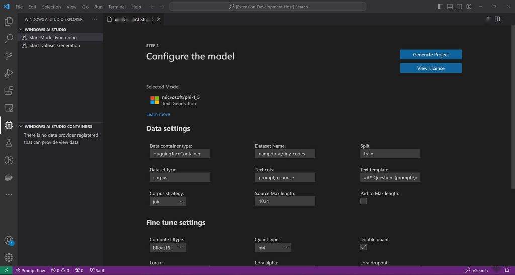 第一步:在 Windows 上安装 Linux,使用微软 Windows AI Studio 工具