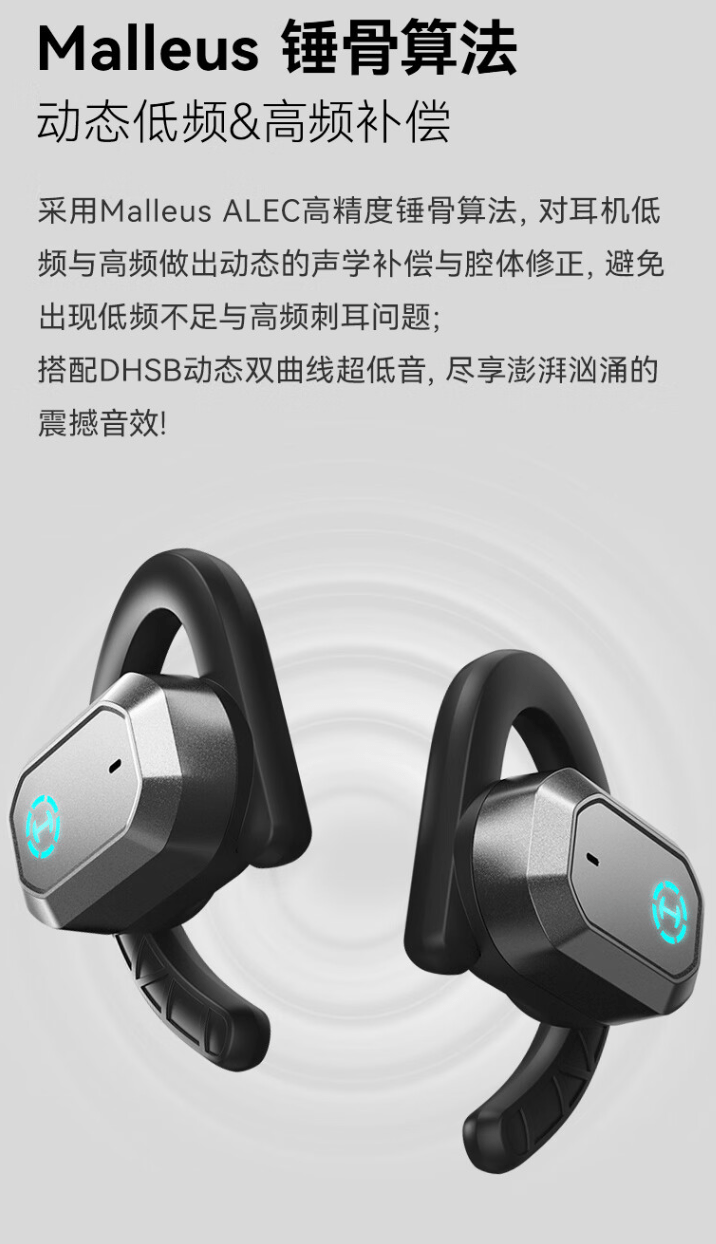 漫步者 AIR 2 开放式耳机上架:14.2mm 动圈,首发到手 349 元