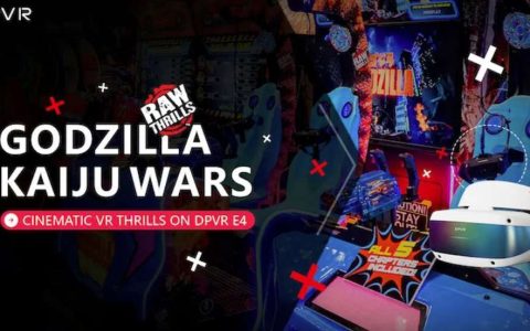 大朋VR与Raw Thrills合作推出的新一代街机游戏：“哥斯拉”VR体验现已上线