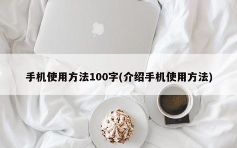 手机使用方法100字