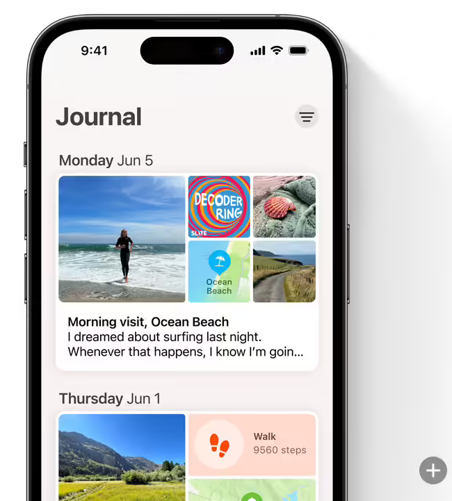 iOS 17.2 Beta 1中的手记有什么用?手记使用方法