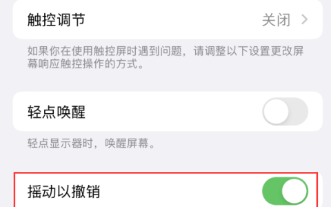 哪些应用程序支持iPhone的“摇动以撤销”功能？