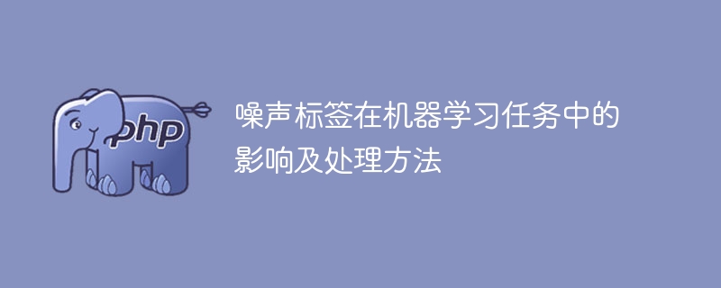 处理机器学习任务中噪声标签的影响和方法