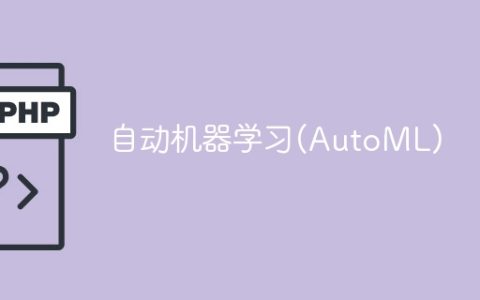 自动学习机器(AutoML)