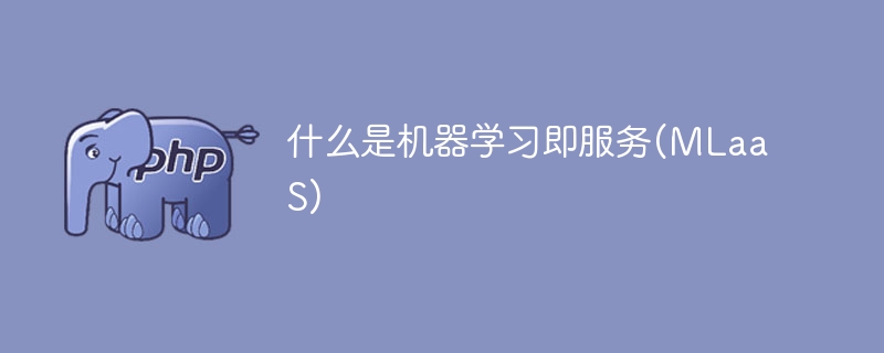 MLaaS：解读机器学习即服务的定义