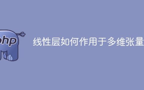 多维张量与线性层的交互原理是什么？