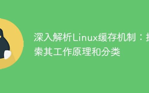 探究Linux缓存机制：揭示其运作原理和分类的深层解析