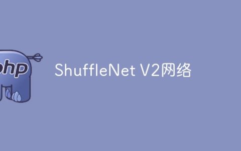 ShuffleNet V2网络