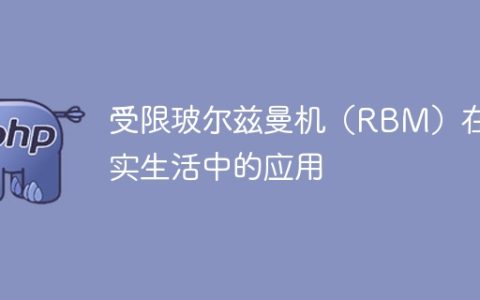 实际场景下的受限玻尔兹曼机（RBM）应用