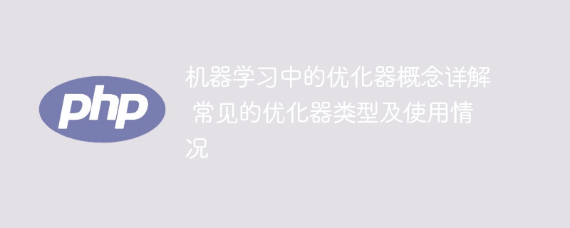 机器学习优化器介绍 – 常见优化器类型及应用探讨