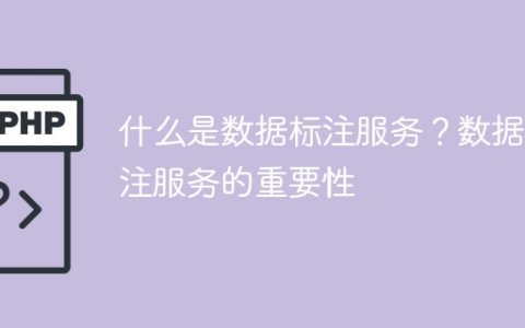数据标注服务及其重要性：了解数据标注服务的定义及其重要性